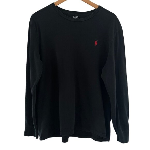 Polo Ralph Lauren Other - Polo Ralph Lauren Mens Shirt Long Sleeve Pullover T-Shirt Size Large Black
